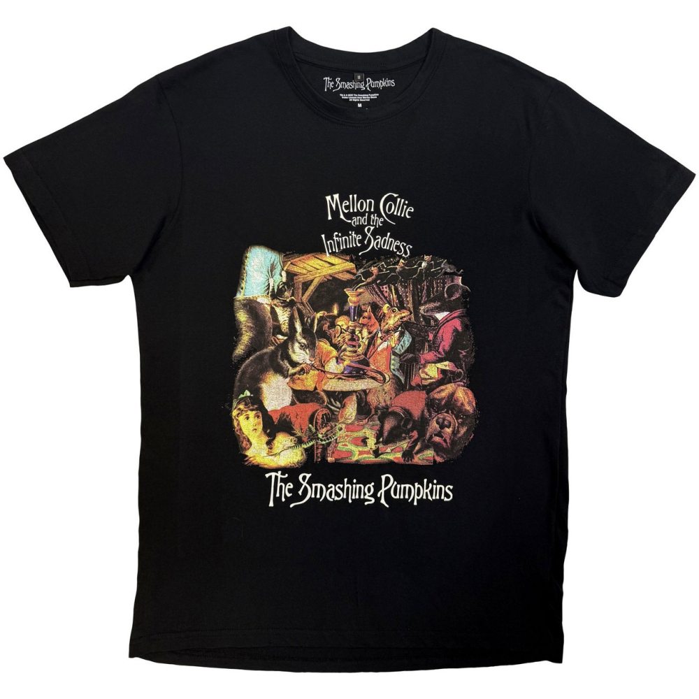 Smashing Pumpkins - Mellon Collie Animals Heren Tshirt - Zwart
